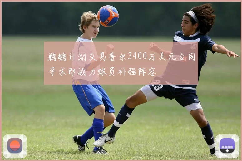鹈鹕计划交易普尔3400万美元合同寻求即战力球员补强阵容