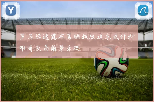 罗马诺透露布莱顿积极追求武什科维奇交易前景乐观